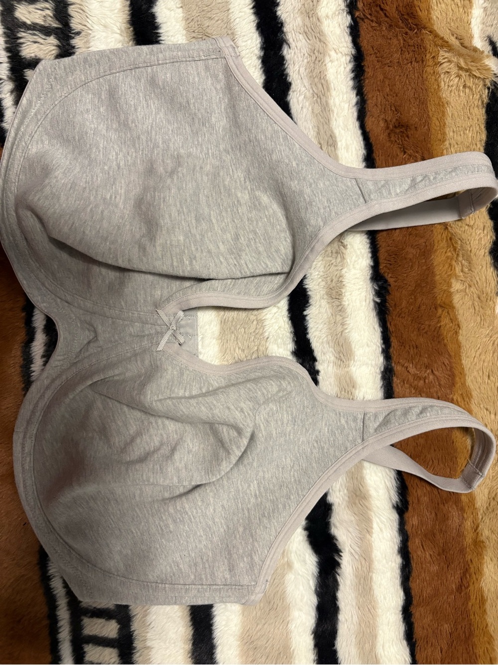 💙4/$10💙 Seamless Light Gray Cotton Comfort Bra NWOT